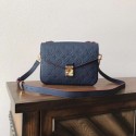 Imitation Louis Vuitton original Monogram Empreinte Tote Bag M41486 Blue with red HV08706SU58