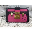 Imitation Louis Vuitton Petite Malle Epi Leather Bag 94219 Rose HV03107Tm92
