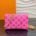 Imitation Louis Vuitton POCHETTE COUSSIN M80745 Pink & Purple HV10013ye39
