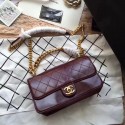 Imitation Newest Chanel Flap Shoulder Bag 33564 wine HV03477Xr29