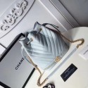 Imitation Newest Chanel Flap Shoulder Bag 94889 Light blue HV06437RC38