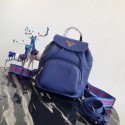 Imitation Prada original Leather backpack 1BZ035 blue HV11404KV93
