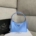 Imitation Prada Re-Edition 2000 nylon mini-bag 91515 blue HV00002Ug88