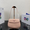 Imitation Prada Saffiano leather shoulder bag 2BD311 pink HV06367AI36
