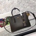 Imitation Prada saffiano lux tote original leather bag bn2756 olive-green HV08013lH78