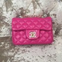 Imitation Top Chanel Classic MINI Flap Bag Sheepskin Leather A1115 Rose HV02921tr16