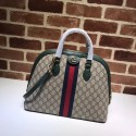 Imitation Top Gucci Ophidia GG medium top handle bag 524533 green HV07301tr16