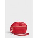 Knockoff CELINE CROSS BODY MEDIUM C CHARM BAG IN QUILTED CALFSKIN 188353 red HV06272ch31
