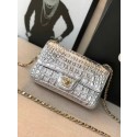 Knockoff Chanel Classic Handbag Original silver & Gold-Tone Metal A01116 silver HV10652ch31