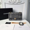 Knockoff Chanel classic handbag Tweed Braid & Gold-Tone Metal A01112-6 HV04369Lg61