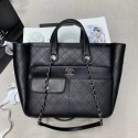 Knockoff CHANEL Large zip shopping bag AS1300 black HV03717ch31
