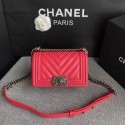 Knockoff Chanel Leboy Original Caviar leather Shoulder Bag A67085 rose silver chain HV08445NL80