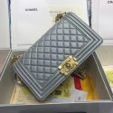 Knockoff Chanel Leboy Original caviar leather Shoulder Bag A67086 silver gold chain HV08810NL80