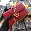 Knockoff Gucci GG Marmont cross-body bag 510314 red HV02224Bt18
