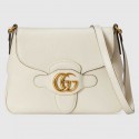 Knockoff Gucci Small messenger bag with Double G 648934 white HV05872cS18
