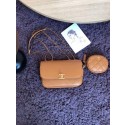 Knockoff High Quality CHANEL Flap Bag Lambskin&Gold-Tone Metal AS1094 Camel HV01995FA65
