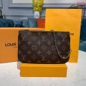 Knockoff Louis Vuitton POCHETTE DOUBLE ZIP Chain bag M63905 HV03333tp21