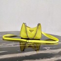 Knockoff Prada Re-Edition nylon mini shoulder bag 1TT122 yellow HV02544Lg61