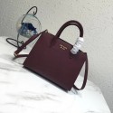 Knockoff Prada saffiano lux tote original leather bag bn4458 Wine HV06438eF76
