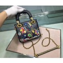 LADY DIOR embroidered cattle leather M05053 HV00877io33