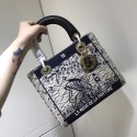 LADY DIOR embroidered cattle leather M0565-6 HV06801uk46