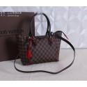Louis Vuitton Damier Ebene Canvas Caissa Tote Bag PM M41548 HV01012Mc61