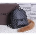 Louis Vuitton Damier Ebene Canvas Michael Onyx Backpack 44188 Black HV08766Dq89