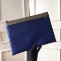 Louis Vuitton Monogram Canvas Clutch Bag POCHETTE APOLLO 61692 blue HV01927iZ66