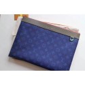 Louis Vuitton Monogram Canvas Clutch Bag POCHETTE APOLLO N63048 blue HV01836jo45