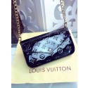 Louis Vuitton Monogram Vernis Chaine Wallet M61276 Black HV03310VF54