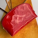 Louis vuitton Monogram Vernis Leather COSMETIC POUCH M90172 red HV01062Bw85