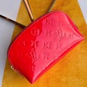 Louis vuitton Monogram Vernis Leather COSMETIC POUCH M90172 Watermelon Red HV01761yk28