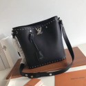 Louis Vuitton original LOCKME BUCKET M43878 black HV01597qB82