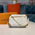 Louis Vuitton Original Zipper Shoulder Bag M44480 white HV07227Nw52