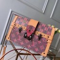 Louis Vuitton Trunk Clutch Original Leather Bag M55456 Pink HV10051Yf79