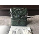 Luxury Chanel Original Calfskin Leather Backpack 83429 green HV09120Px24