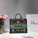 Luxury DIOR BOOK TOTE EMBROIDERED CANVAS BAG M1287-6 HV09733Lv15