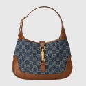 Luxury Gucci Jackie 1961 small shoulder bag 636706 Dark blue HV01893kp43