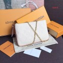 Luxury Louis Vuitton POCHETTE DOUBLE ZIP M63919 white HV00471QT69
