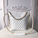 Luxury Replica Chanel hobo handbag AS0076 white HV01199vv50