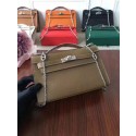Luxury Replica Hermes Mini Kelly Tote Bag Epsom leather 1707 grey HV01929vv50