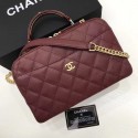 Newest Chanel Flap Tote Bag 6598 wine HV03681aM39