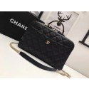 Newest Chanel Flap Tote Bag 6599 black HV06337JD28
