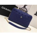 Newest Chanel Flap Tote Bag 6599 blue HV01504hc46