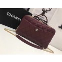 Newest Chanel Flap Tote Bag 6599 wine HV05824KX51