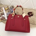 Prada Calf leather bag 5021 red HV03769Kn56