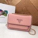 Prada Calf leather shoulder bag 3011 pink HV02799Zr53