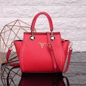 Prada Calfskin Leather Tote Bag 8016 red HV00374Lp50