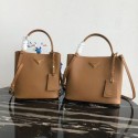 Prada Double Saffiano leather bag 1BA211 Apricot HV01324KX86