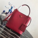 Prada Double Saffiano leather bag 1BA212 red HV08874lU52